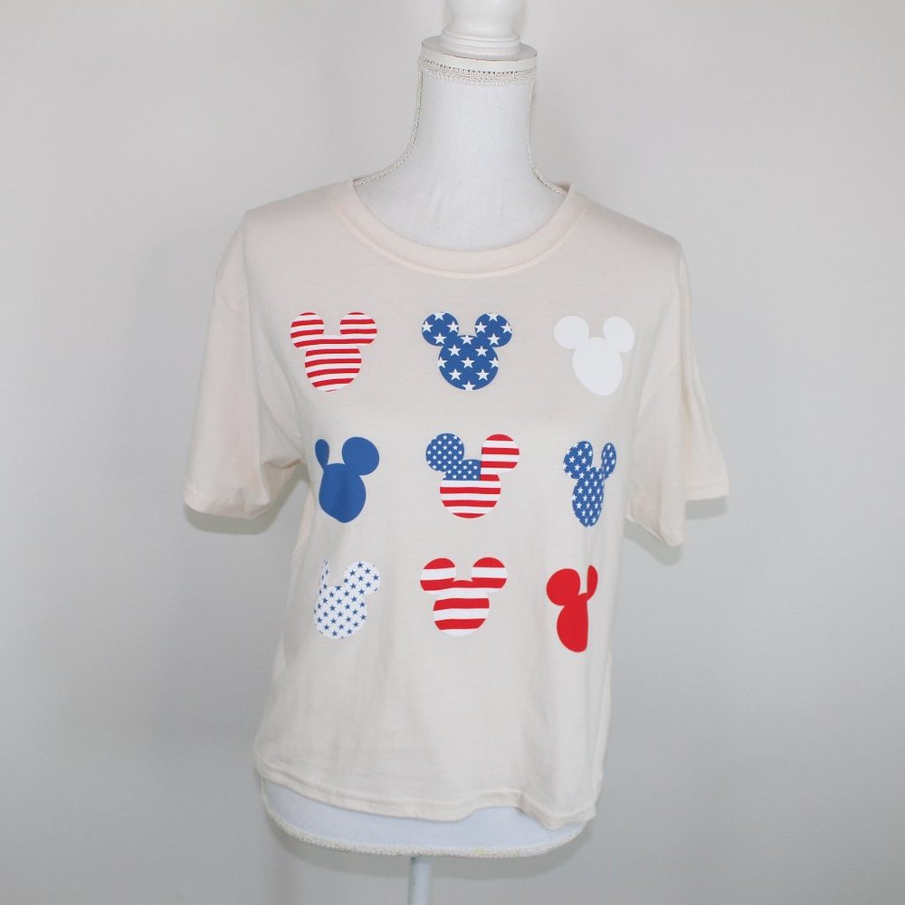 COPY - Walt Disney World Mickey Mouse USA Crop Top